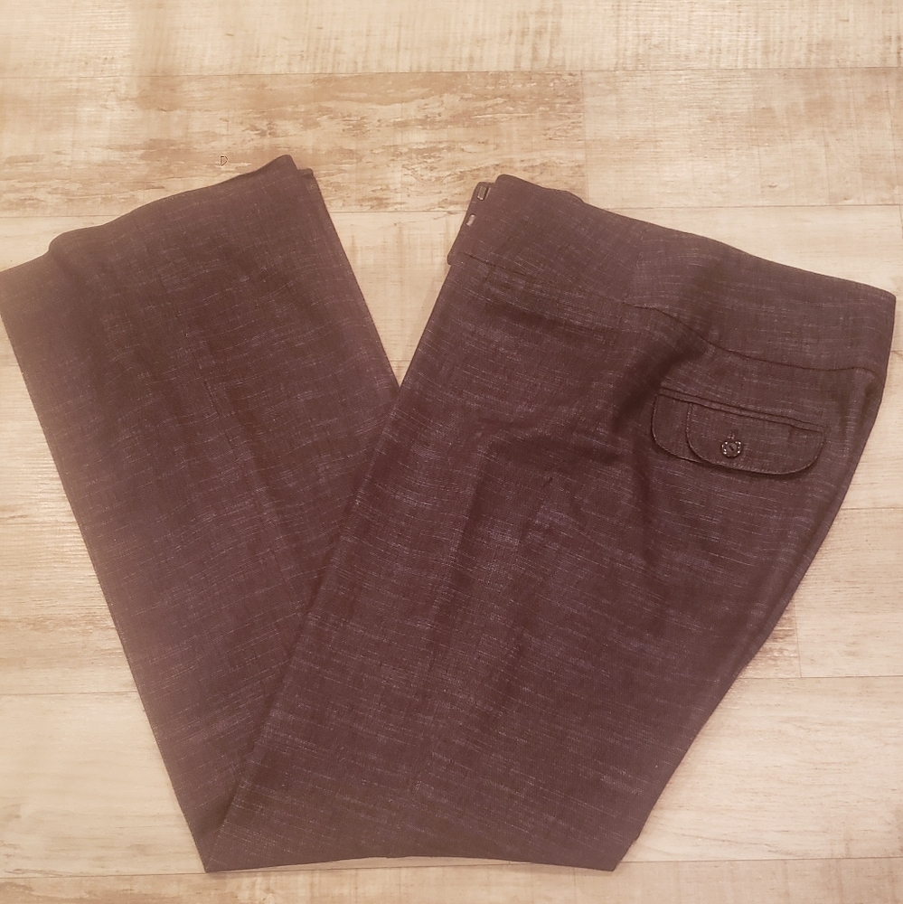 AB Studio Black Wide Leg Pants